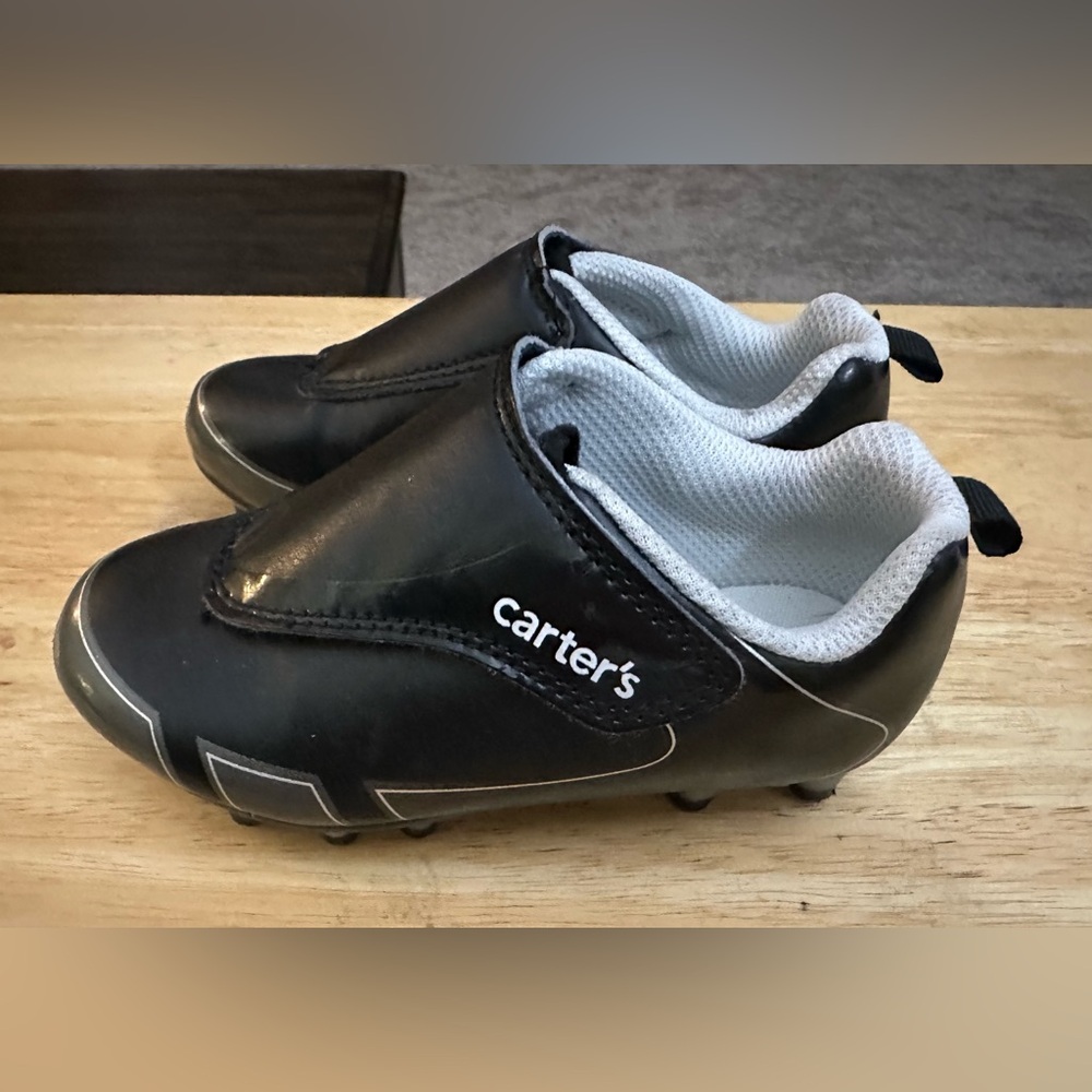 Carter's Black and Gray Kids Soccer ⚽️ Cleats